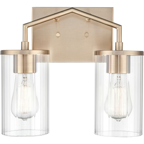 Beverlly 2 Light 13 inch Modern Gold Vanity Light Wall Light